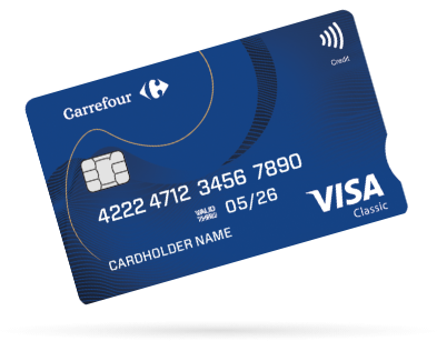 Découvrez la carte Visa de Carrefour Classic