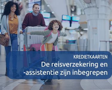 De reisverzekering en -assistentie zijn inbegrepen bij de Visa kaart van Carrefour Classic