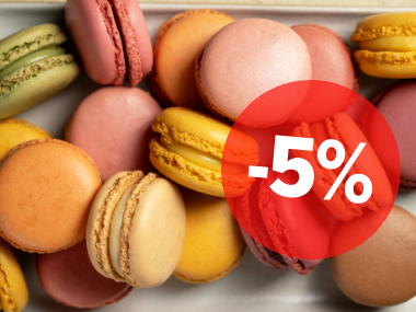 -5% op macarons (6 of 12 stuks)